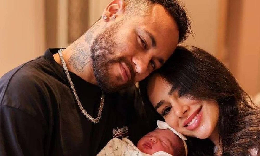 The couple welcomed their baby last month.