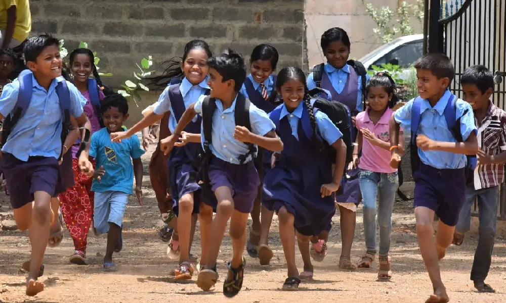 Kannada School Children