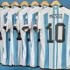 Lionel Messi 6 jerseys