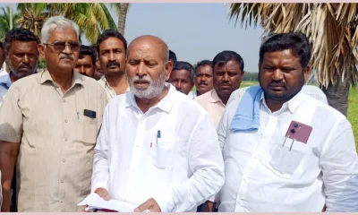 MP Karadi Sanganna demanded that the state government should release Rs 100 crore compensation