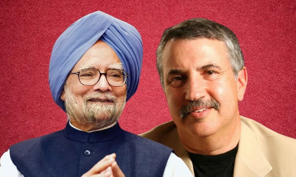 Manmohan Singh And Thomas Friedman