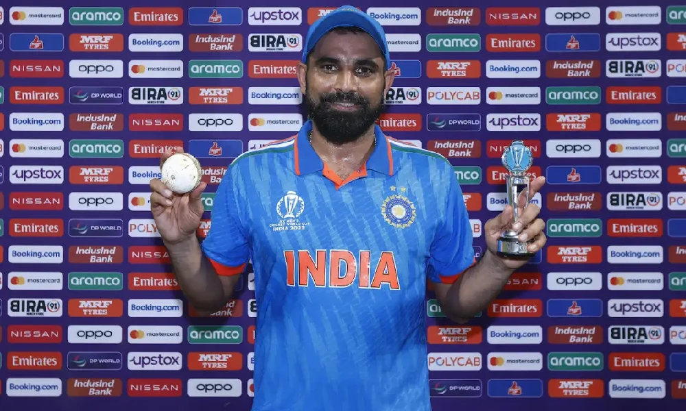 mohammed shami man of the match