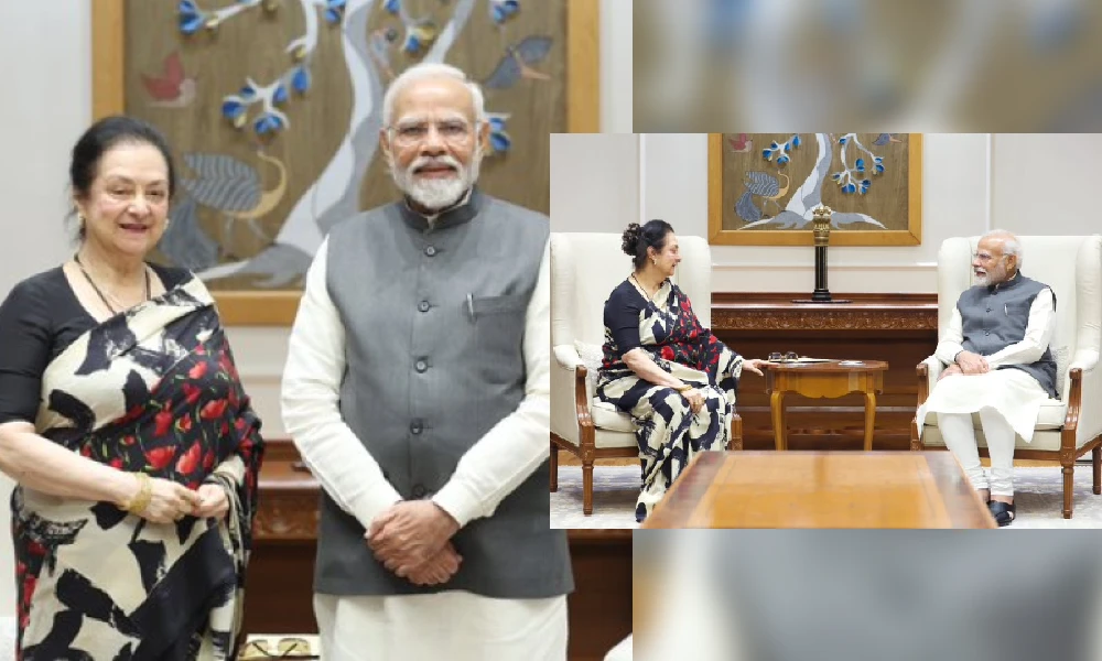 PM Modi meets veteran actor Saira Banu