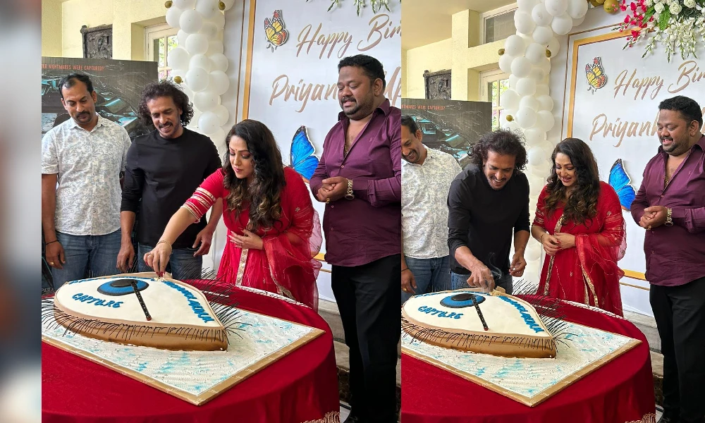 Priyanka Upendra birthday celebration with fans!