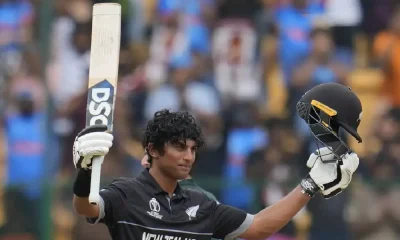 Rachin Ravindra brought up his third century of the World Cup
