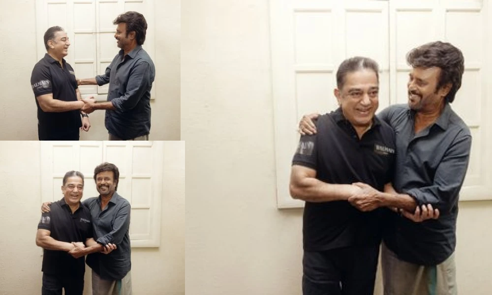 Rajinikanth, Kamal Haasan shoot in same studio after 21 years