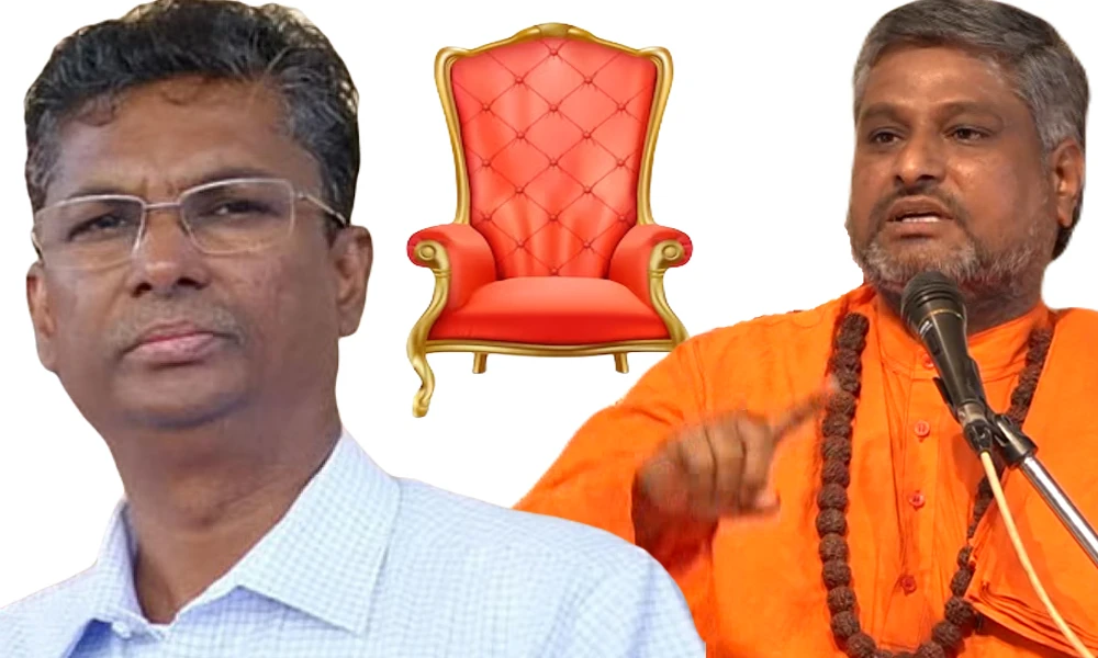 Sathish jarkiholi and Prasannaananda Swamiji