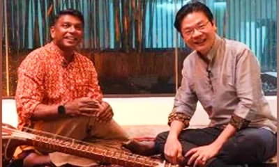 PM Modi praises Singapore Deputy PM Playing sitar and shared post