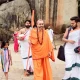 Sri Sachidananda jnaneshwar Bharati Swamiji visits Renukamba temple in Chandragutti