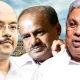 Yathindra Siddaramaiah HD Kumaraswamy and CM Siddaramaiah infront of vidhanasoudha and cm siddaramaiah attack on HD kumaraswamy