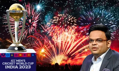 icc world cup fire works