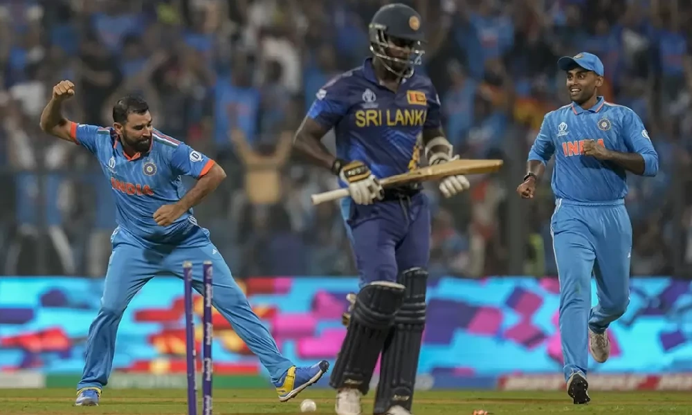 ind vs sl icc world cup 2023