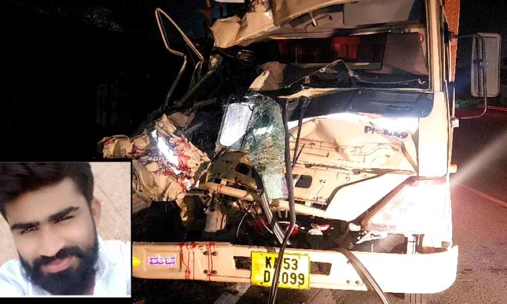 Driver Santosh dead In road Accident