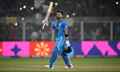 Virat Kohli's terrific hundred took India to above-par 326