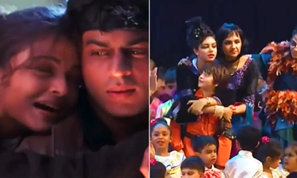 Aaradhya And AbRam Reminds of Of Shah Rukh Khan And Aishwarya Rai Josh film