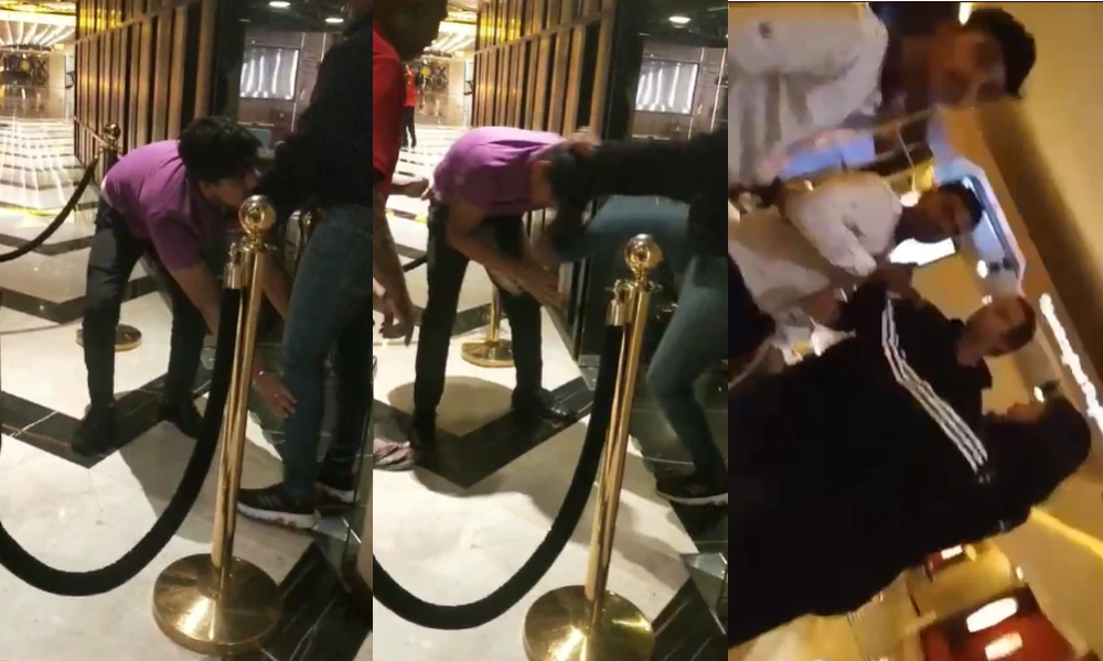 Woman assaults staff of Garuda Mall in Bengaluru