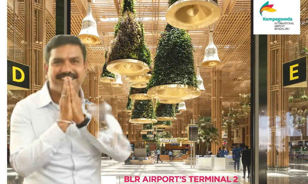 Bangalore airport Vijayendra