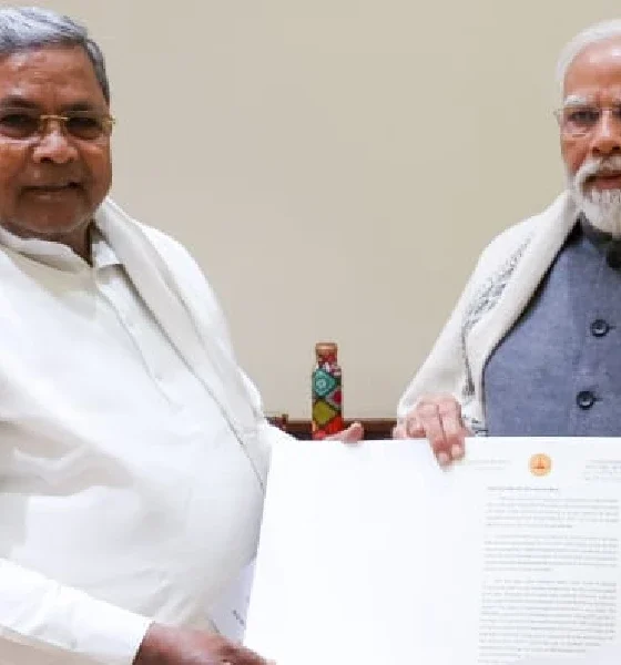 CM Siddaramaiah urges PM to give nod to Mekedatu project