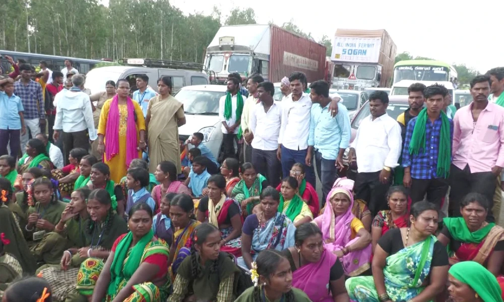 Farmers Protest in kittur