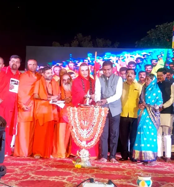 Jagadguru Shri Marulasidda Shivacharyara punyasmaranotsava and deepotsava inauguration at ujjaini