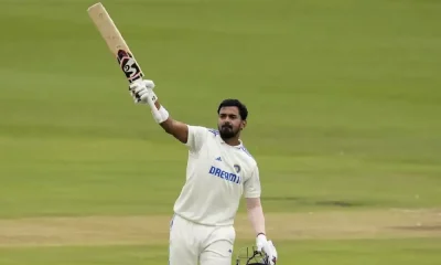KL Rahul celebrates a quite classy eighth Test ton