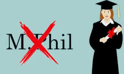 Mphil is not recognised degree by ugs, dont get admission