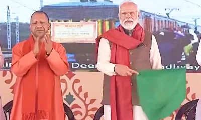 PM Narendra Modi flags off 2nd vande bharat train from varanasi to Delhi