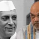 Nehru is responsible for all the problems of Kashmir Says Home Minister Amit Shah
