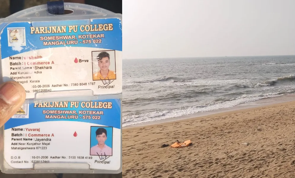 PUC students drown in Someshwara Beach