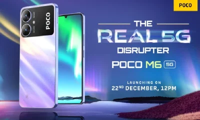 Poco M6 5G will be launched in india on dec 22