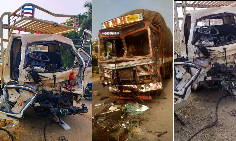 Accident while overtaking lorry in raichur