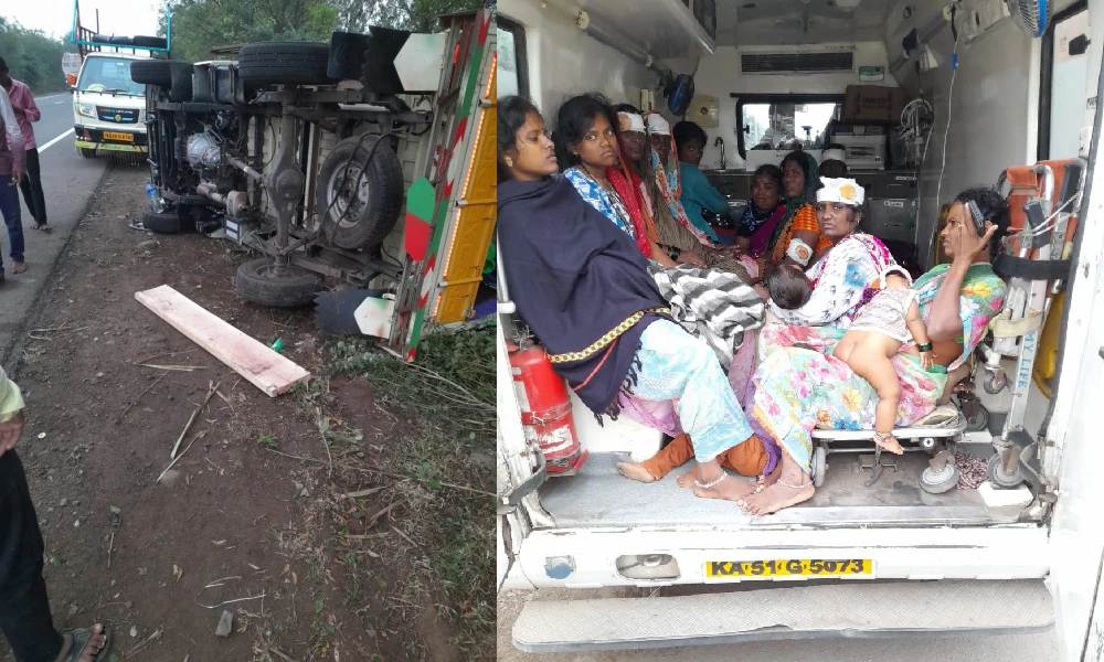 road Accident in vijyapura