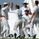 A thrilled South African unit celebrates with David Bedingham after he catches R Ashwin out for a duck