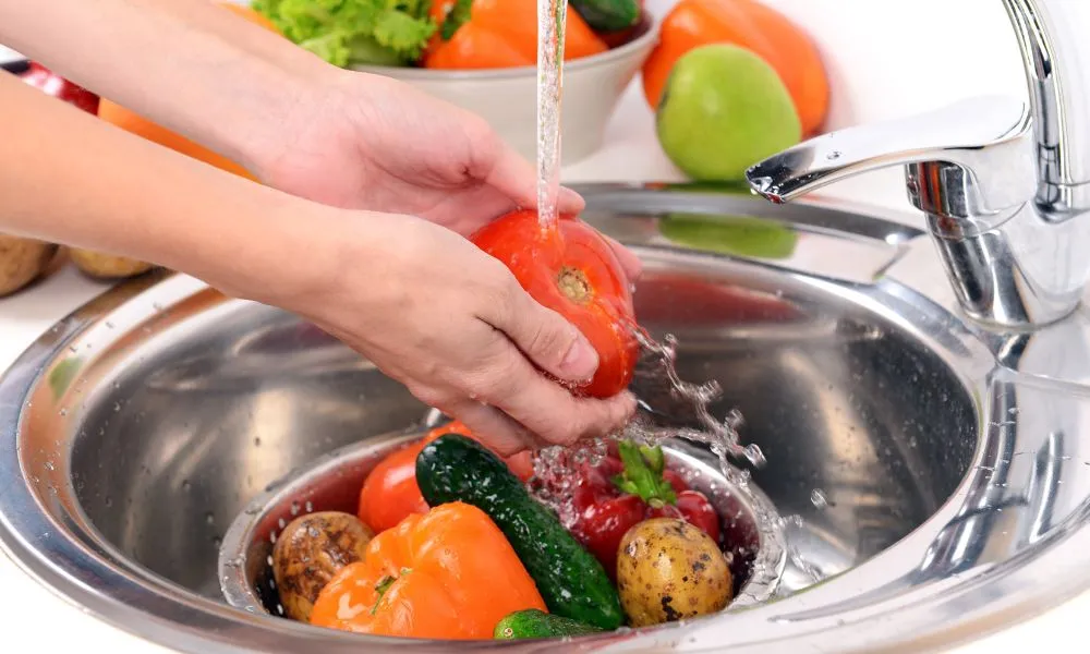 Washing Fruits and Vegetables