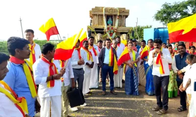 Welcome to Kannada Jyoti Rath Yatra at Somanala village