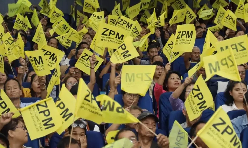 MNF loose power, ZPM wins Mizoram Election Results