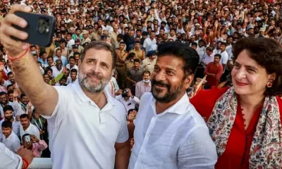 revanth reddy rahul gandhi priyanka gandhi