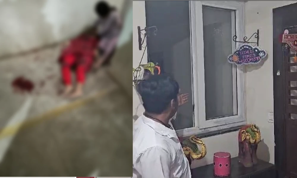 slipped leg while wiping the window Woman dies after falling from 5th floor