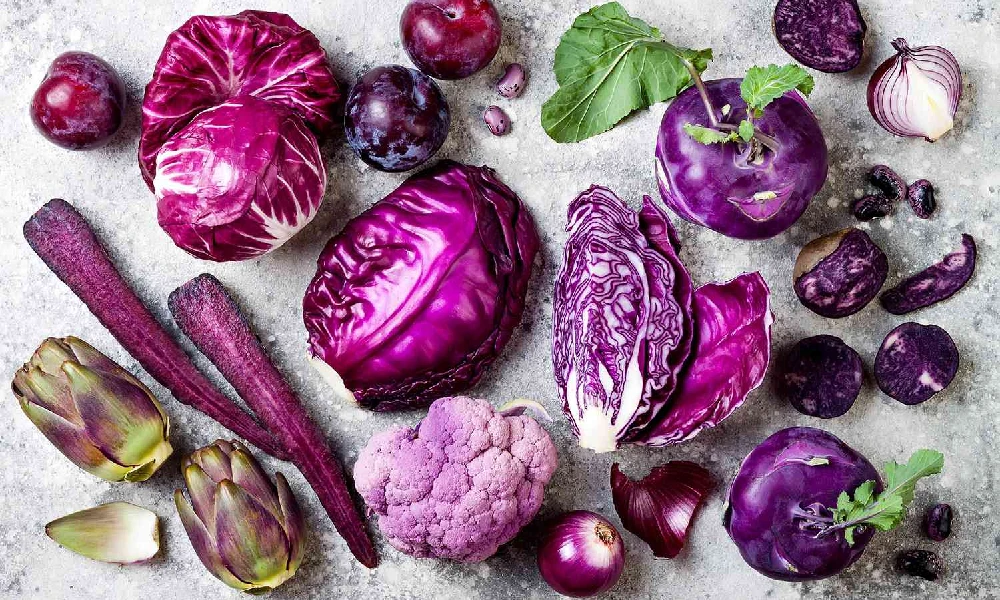 violet vegetables