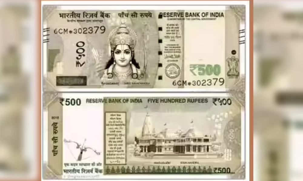 fake 500 RS currency note