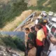 A Tipper fell into a 2000 feet cliff at Charmadi Ghat