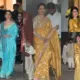 Alia Bhatt stuns in saree Ranbir Kapoor wears dhoti-kurta