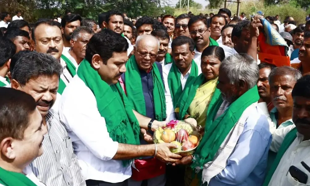 BY Vijayendra visits Davanagare