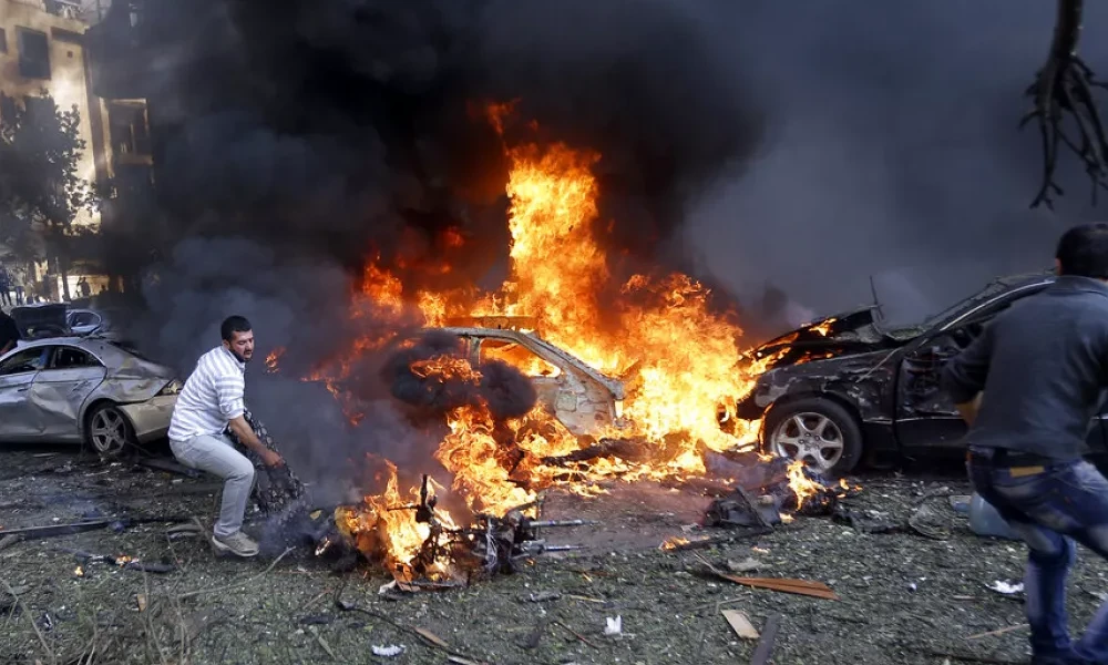 Twin Blast near city of Kerman Top General Qassem Soleimani tomb kills 73