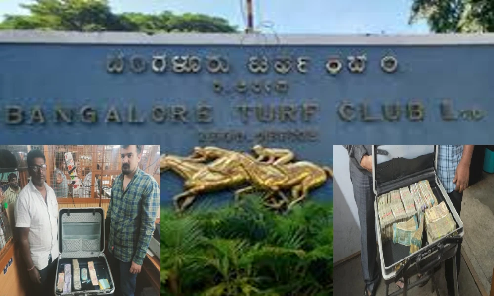 CCB Police Raids On Bengaluru Turf club Race Course Booking Counters