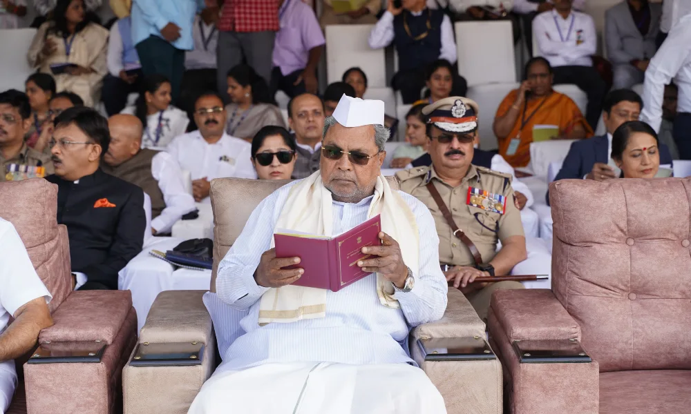 CM Siddaramaiah in republic day