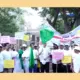 DC Prashanth Kumar Mishra drive by District level millets walkathon programme in Ballari