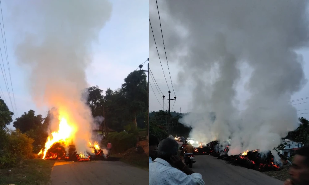 Fire Accident in Kogadu