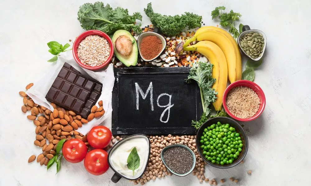 Food containing magnesium.