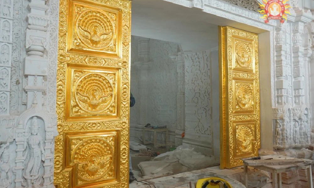 installation of Golden Doors of Ram Mandir Completed